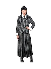 Netflix Black Wednesday School Uniform Adult Fancy Dress Costume - Image 4 of 4