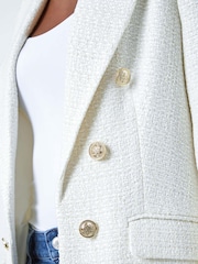 Chaqueta larga de bouclé sartorial de Roman - Imagen 5 de 5