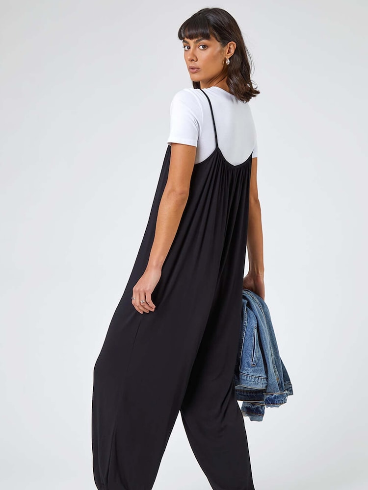 Roman Strappy Full Length Stretch Jumpsuit - Imagen 2 de 5