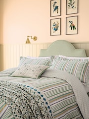 Joules Green Country Tiles Throw - Image 3 of 5