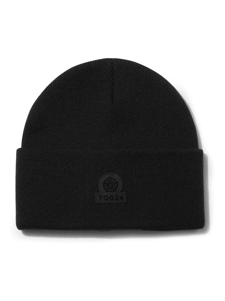Tog 24 Black Eastburn Knitted Hat - Image 1 of 4 Tog 24 Black Eastburn Knitted Hat - Image 1 of 4