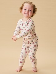 MORI London England Supersoft Pyjama Set - Image 1 of 5