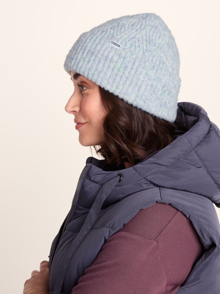 Tog 24 Blue Abby Knitted Hat - Image 2 of 3 Tog 24 Blue Abby Knitted Hat - Image 2 of 3