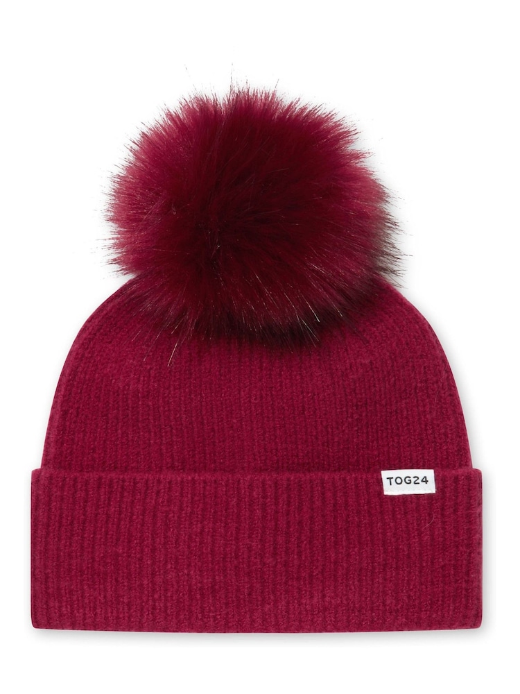 Tog 24 Red Anya Knitted Hat - Image 1 of 4