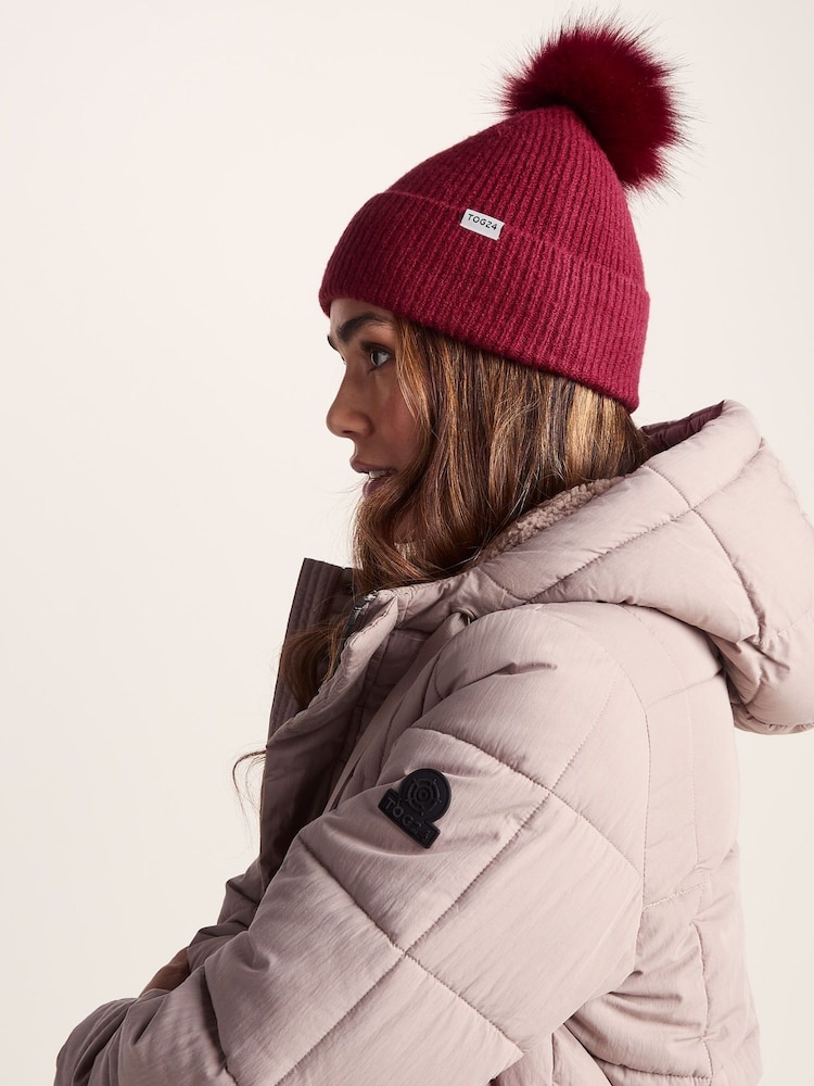 Tog 24 Red Anya Knitted Hat - Image 4 of 4
