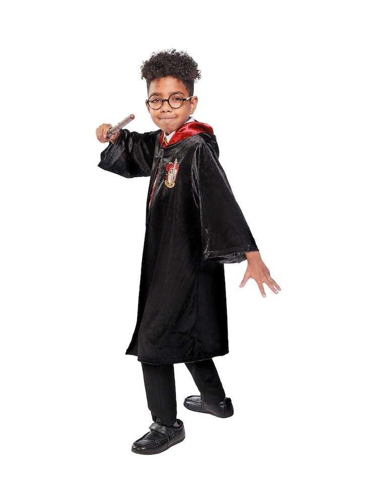 Harry Potter Black Gryffindor Robe Fancy Costume Dress - Image 1 of 4