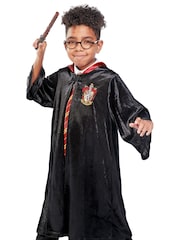 Harry Potter Black Gryffindor Robe Fancy Costume Dress - Image 2 of 4