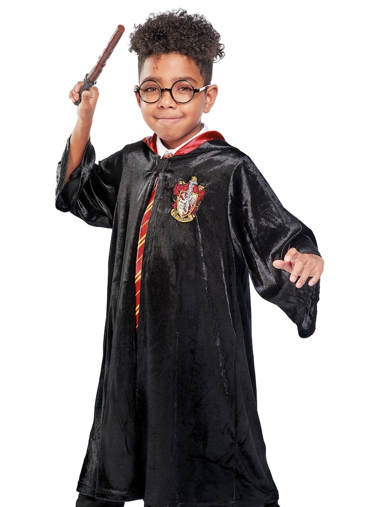 Harry Potter Black Gryffindor Robe Fancy Costume Dress - Image 2 of 4