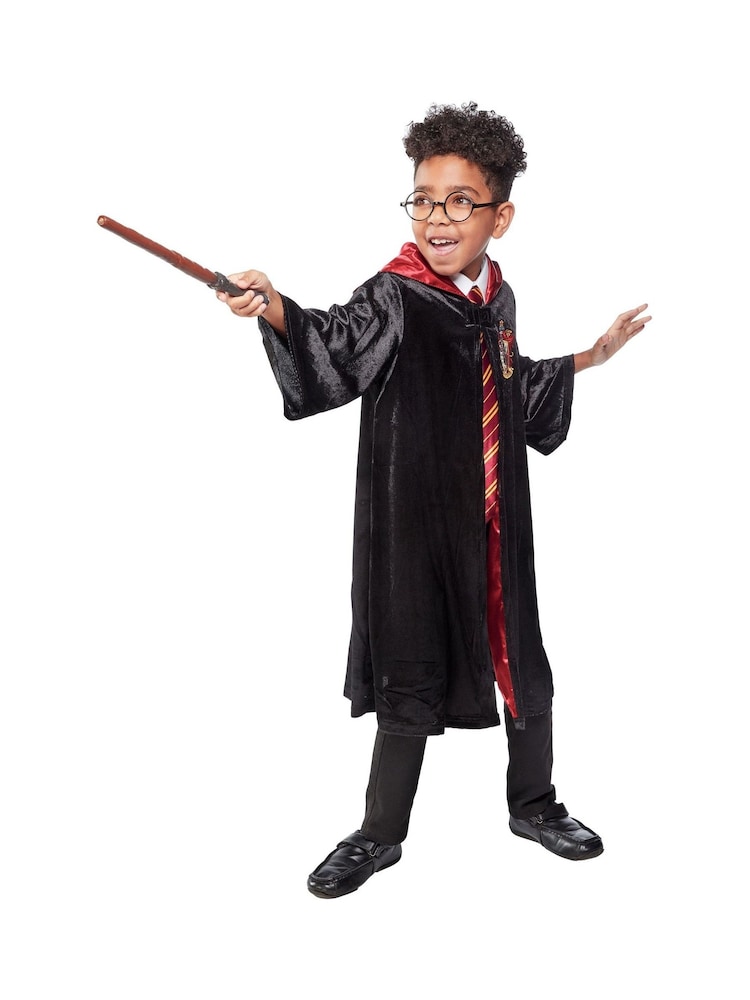 Harry Potter Black Gryffindor Robe Fancy Costume Dress - Image 4 of 4