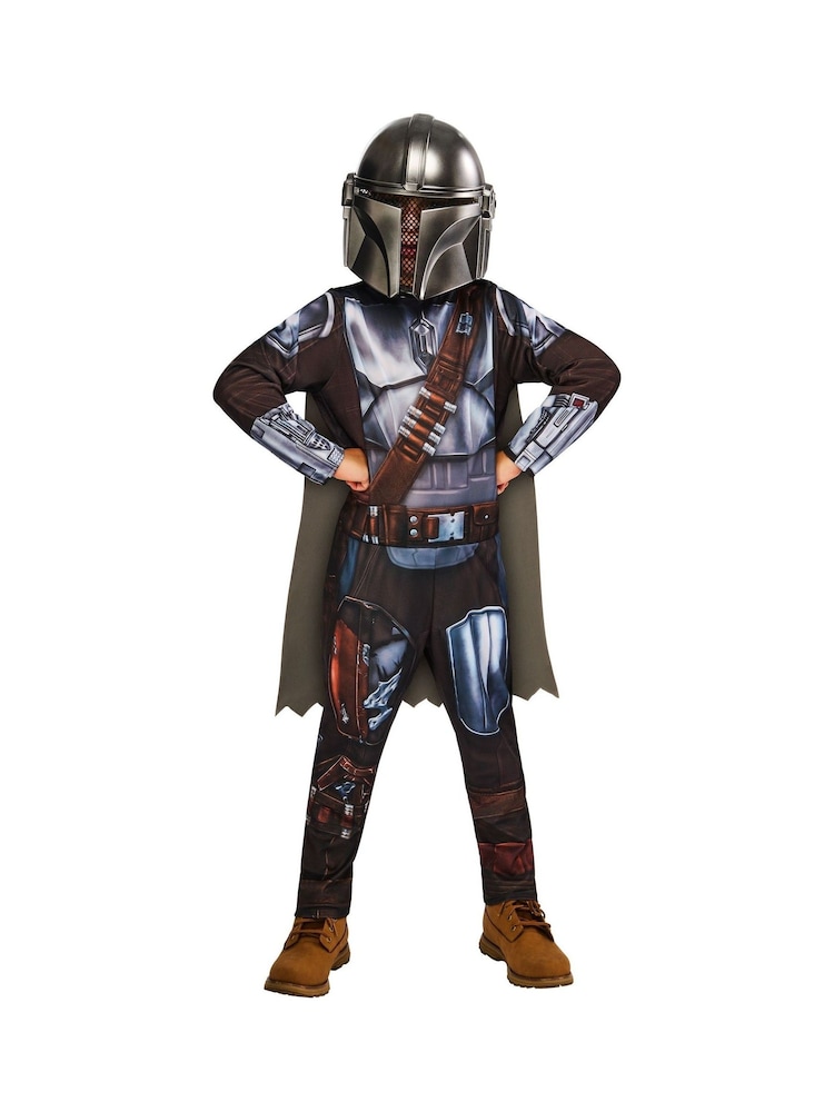 The Mandalorian Black 3D Armour Fancy Dress Costume - Image 1 of 6