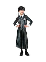 Netflix Black Wednesday School Uniform Fancy Dress Costume - Image 4 of 4