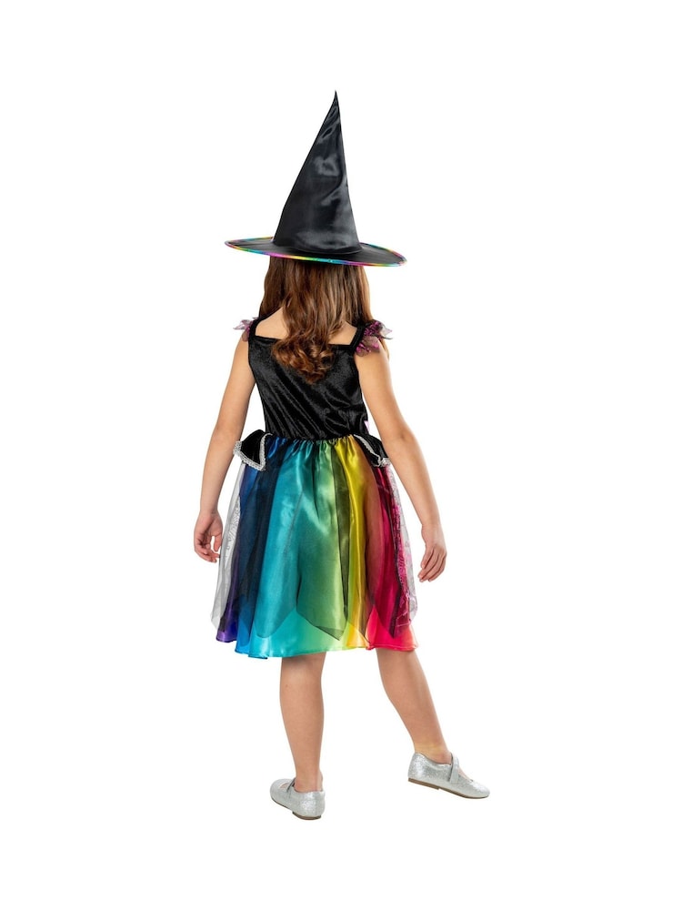 Barbie Black and Multicolour Rainbow Witch Fancy Costume Dress - Image 2 of 3