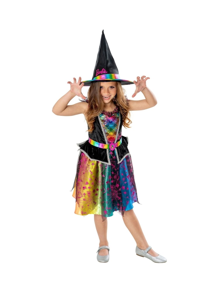 Barbie Black and Multicolour Rainbow Witch Fancy Costume Dress - Image 3 of 3