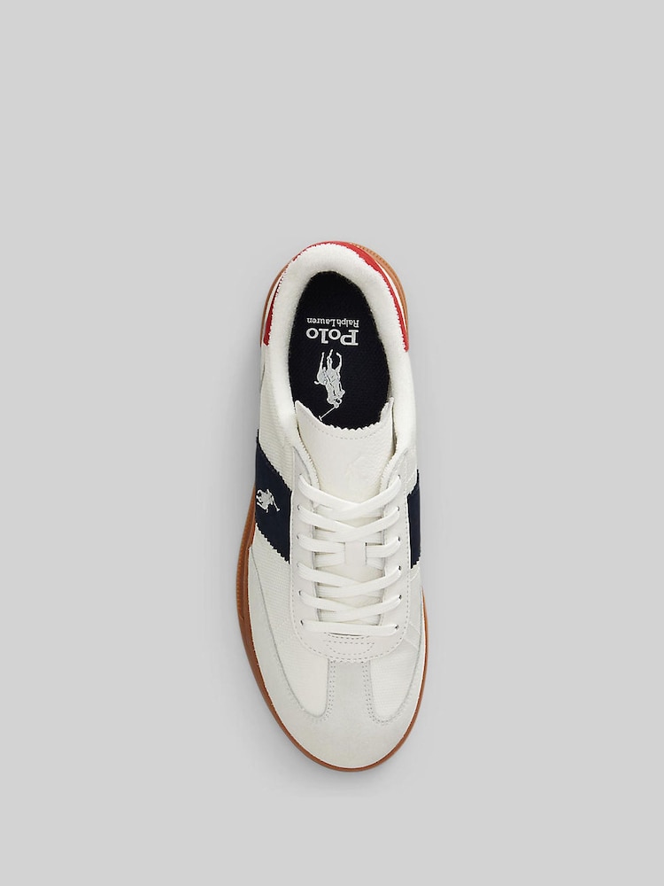 Polo Ralph Lauren Navy/Red Heritage Aera Contrast Suede Trainers - Image 4 of 4 Polo Ralph Lauren Navy/Red Heritage Aera Contrast Suede Trainers - Image 4 of 4