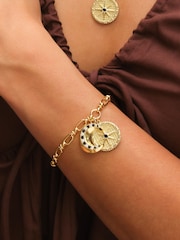 Inicio Gold Tone Celestial Charm Bracelet - Image 2 of 3