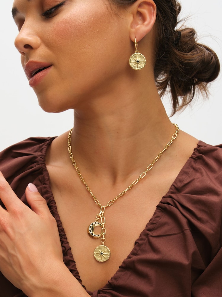 Inicio Gold Tone Celestial Charm Bracelet - Image 3 of 3