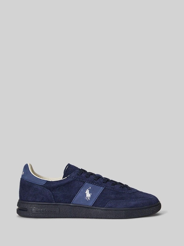 Polo Ralph Lauren Blue Bedford Suede Trainers - Image 1 of 4 Polo Ralph Lauren Blue Bedford Suede Trainers - Image 1 of 4