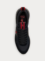 Polo Ralph Lauren Black Train 89 Suede Sports Trainers - Image 4 of 4