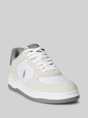 Bela/siva - Polo Ralph Lauren usnjeni športni copati  Masters Court - Slika 2 iz 5