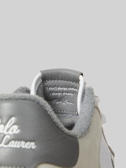 Bela/siva - Polo Ralph Lauren usnjeni športni copati  Masters Court - Slika 5 iz 5