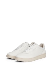 Tommy Hilfiger Natural Cleat Basketball Trainers With Leather - Image 3 of 6