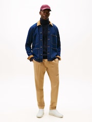 Tommy Hilfiger Natural Cleat Basketball Trainers With Leather - Image 6 of 6