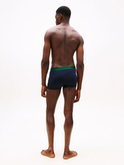 Tommy Hilfiger Black Logo Waistband Trunks 3 Pack - Image 4 of 6