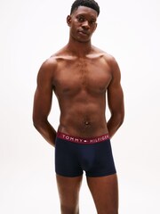 Tommy Hilfiger Black Logo Waistband Trunks 3 Pack - Image 5 of 6