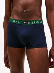 Tommy Hilfiger Black Logo Waistband Trunks 3 Pack - Image 6 of 6