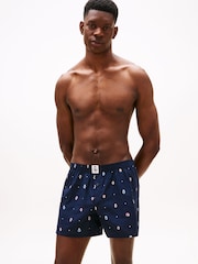 Tommy Hilfiger 3-Pack Print Woven Boxer Shorts - Imagem 2 de 6