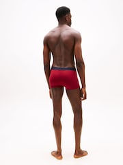 Tommy Hilfiger Red 3-Pack TH Original Logo Waistband Trunks - Image 5 of 6
