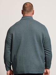 BadRhino Big & Tall Blue Textured Full Zip Jacket - Image 2 of 7