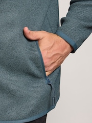 BadRhino Big & Tall Blue Textured Full Zip Jacket - Image 5 of 7
