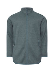 BadRhino Big & Tall Blue Textured Full Zip Jacket - Image 6 of 7