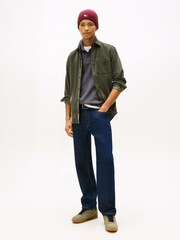 Tommy Jeans Green Regular Fit Corduroy Shirt - Image 3 of 5