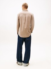 Tommy Jeans Brown Regular Fit Corduroy Shirt - Image 2 of 5