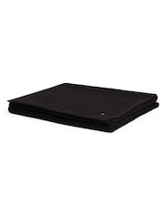 Tommy Hilfiger Black Flag Embroidery Ribbed Scarf - Image 3 of 4