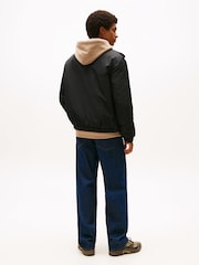 Tommy Jeans Black Water Repellent Relaxed Padded Jacket - Image 3 of 5