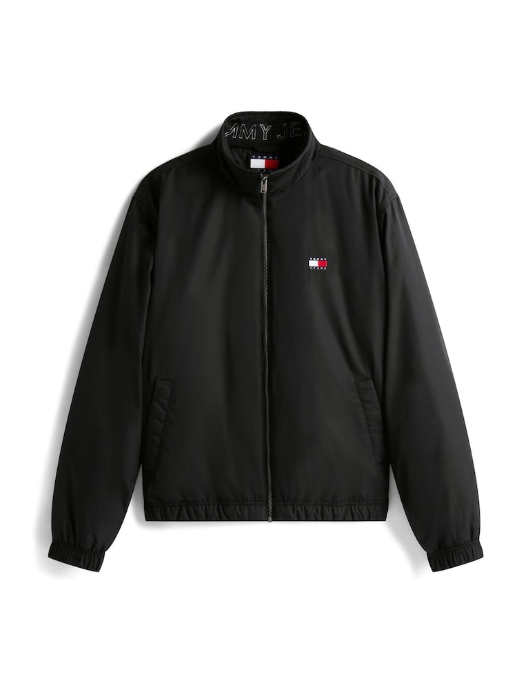 Tommy Jeans Black Water Repellent Relaxed Padded Jacket - Image 5 of 5 Tommy Jeans Black Water Repellent Relaxed Padded Jacket - Image 5 of 5
