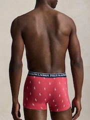 Polo Ralph Lauren Blue Cotton Stretch Boxers 3 Pack - Image 3 of 5