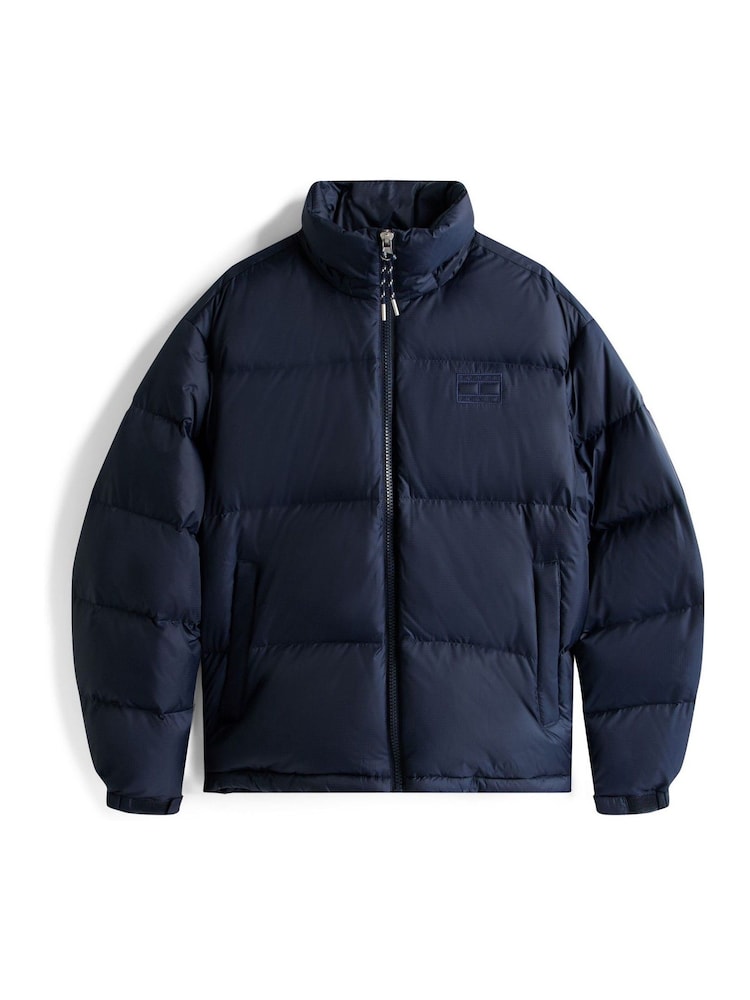 Tommy Jeans Blue Water Repellent Ripstop Alaska Puffer Jacket - Image 5 of 5 Tommy Jeans Blue Water Repellent Ripstop Alaska Puffer Jacket - Image 5 of 5