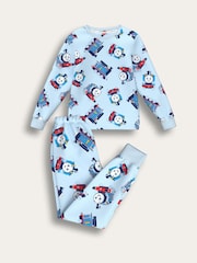 Brand Threads Boys Thomas The Tank Fleece Pyjamas Set - Slika 5 iz 6