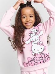 Brand Threads Pink Hello Kitty Joggers Set - Image 4 of 7