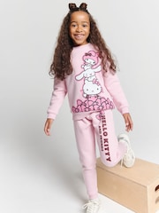 Brand Threads Pink Hello Kitty Joggers Set - Image 5 of 7