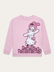 Brand Threads Pink Hello Kitty Joggers Set - Image 6 of 7