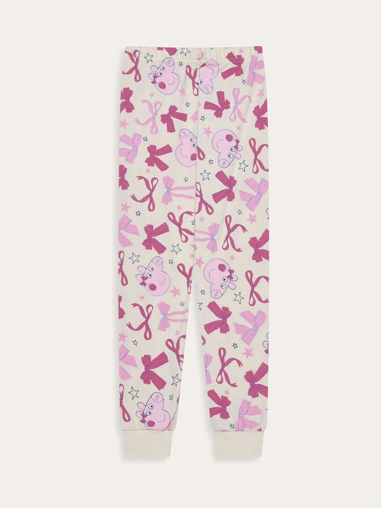 Brand Threads Pink Peppa Pig Girls Pyjamas Set - Image 8 of 8 Brand Threads Pink Peppa Pig Girls Pyjamas Set - Image 8 of 8