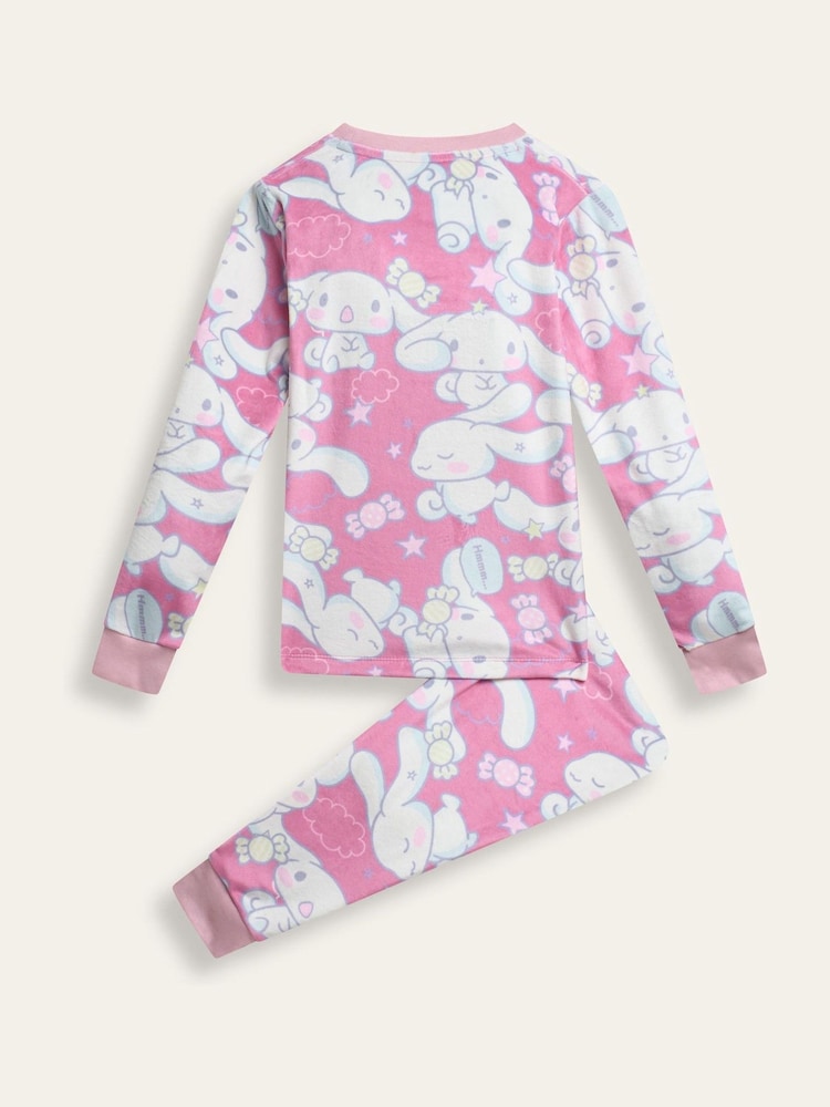 Brand Threads Pink Hello Kitty Fleece Pyjama Set - Image 2 of 3 Brand Threads Pink Hello Kitty Fleece Pyjama Set - Image 2 of 3
