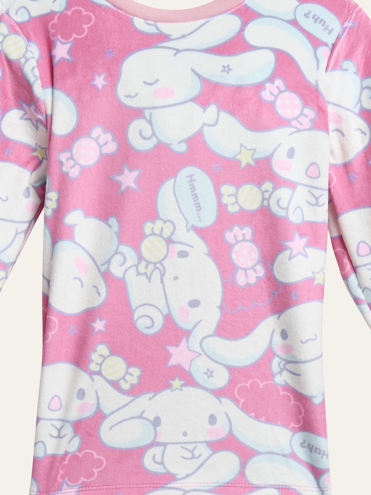Brand Threads Pink Hello Kitty Fleece Pyjama Set - Image 3 of 3 Brand Threads Pink Hello Kitty Fleece Pyjama Set - Image 3 of 3