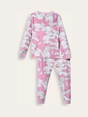 Brand Threads Pink Hello Kitty Fleece Pyjama Set - Image 7 of 8