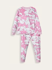 Brand Threads Pink Hello Kitty Fleece Pyjama Set - Image 8 of 8